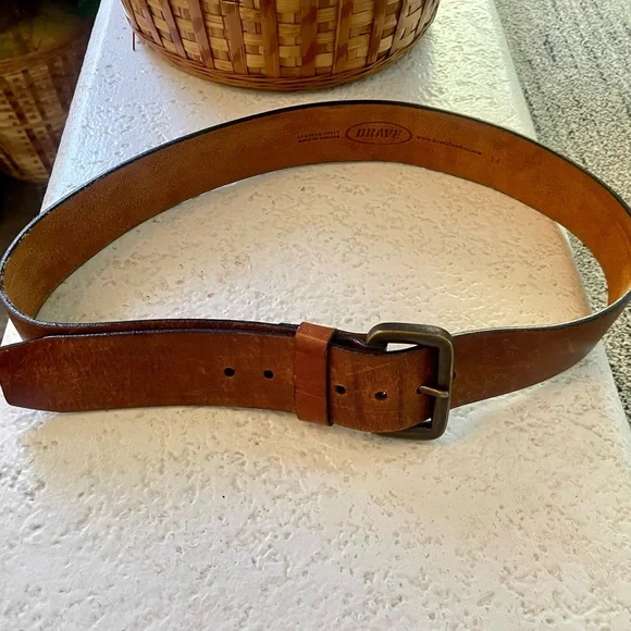 Brave | Accessories | Brave Womens Brown Leather Belt Size  display picture 2